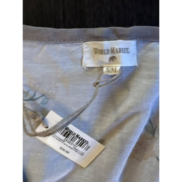 NWT World Market Floral Maxi Dress Size S/M - Picture 6 of 9